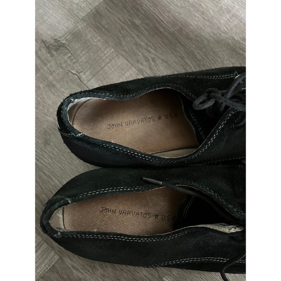 john varvatos star usa suede‎ derby shoes for men